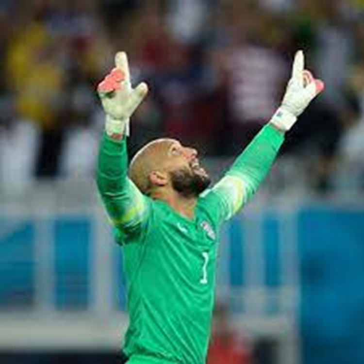 Tim Howard from Everton, USA